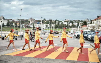 Australia turns iconic colours to celebrate Red & Yellow Day
